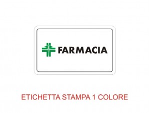Etichette adesive per farmacie e parafarmacie (mm 37x22) (cod. 17P)